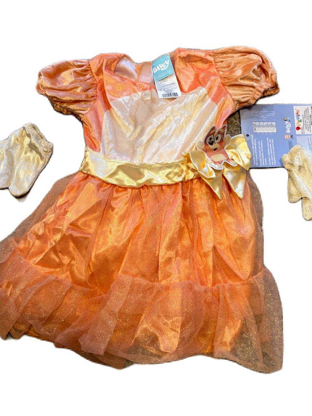 Bluey Bingo Costume Dress NEW Sz 2T Halloween Dog Kids